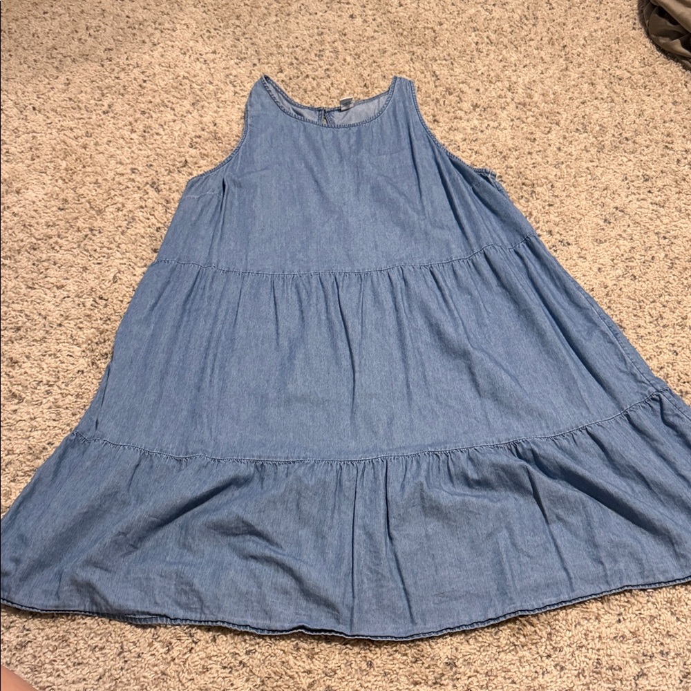 Old Navy Blue Midi Dress